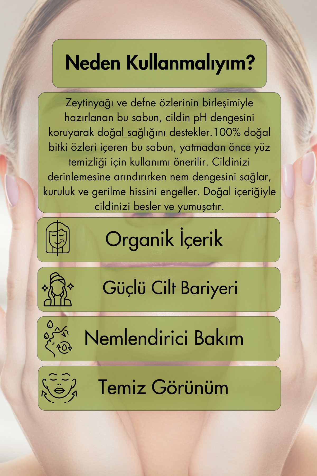 Zeytinyağlı Defne Sabunu 120gr